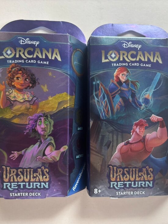 Disney Other - NEW Disney Lorcana Ursela's Return Starter Decks - 120 Cards